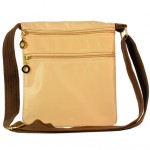 Nylon Messenger Bag - Beige